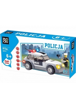 Klocki Blocki Policja Radiowóz
