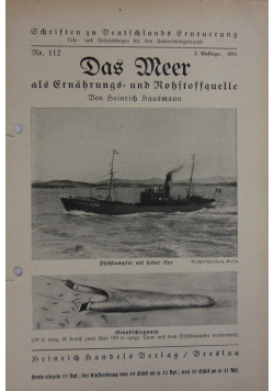 Das Meer ,1941r.