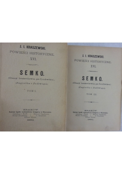 Semko, tom I-III, 1882 r.