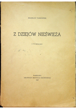 Z dziejów nieświeża 1937 r
