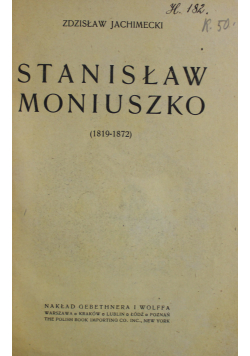 Stanisław Moniuszko ok 1911 r