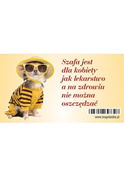 Magnes 8 na lodówkę Szafa jest dla kobiety jak