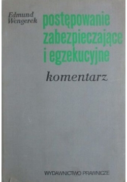 Postępowanie zabezpieczające i egzekucyjne. Komentarz