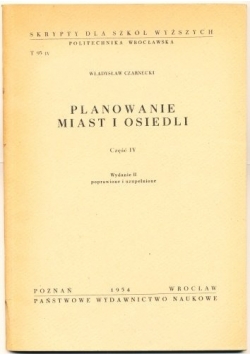 Planowanie miast i osiedli