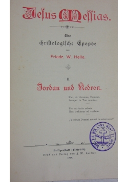 Belle, Jesus Messias 1896r.