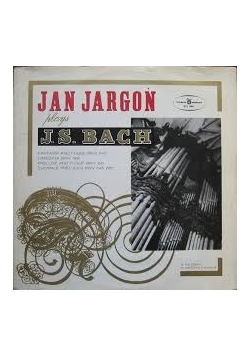 Jan Jargoń plays J S Bach płyta winylowa