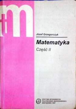 Matematyka, część II