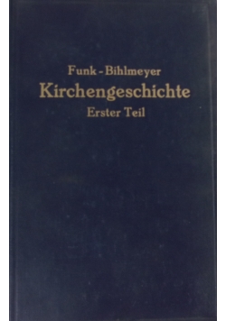 Kirchengeschochte, Erster Teil, 1931 r.