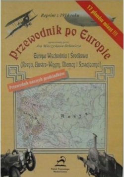 Przewodnik po Europie reprint z 1914 roku
