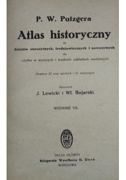 Atlas historyczny do dziejów starożytnych