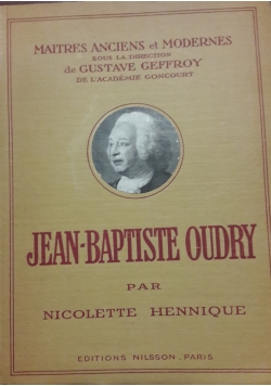 Jean-Bapatiste Oudry, 1926r.
