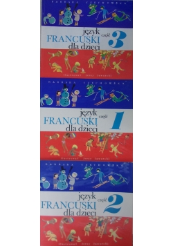 Język francuski dla dzieci ,Zestaw 3 książek