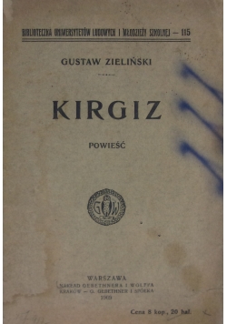 Kirgiz, 1909r.