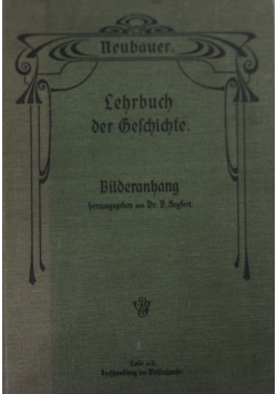 Lehrbuch der Deschichte ,1906r.