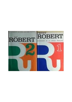 Petit Robert Dictionnaire de la langue Francaise, Tom I i II