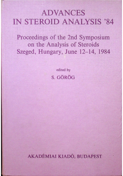Advances in steroid analysis