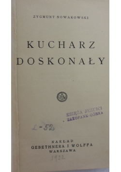 Kucharz doskonały, 1932 r.