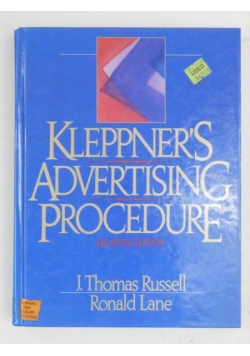 Kleppner's Advertising Procedure. Eleventh Edition