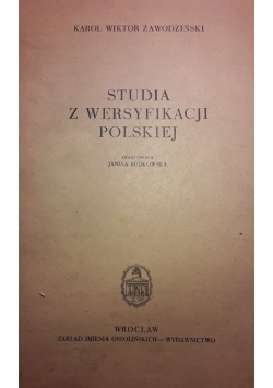Studia z wersyfikacji Polskiej