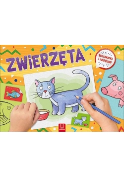 Zwierzęta Kolorowanka z naklejkami