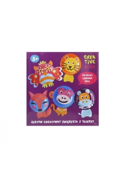 Zestaw kreatywny Zwierzęta z talerzy CREATIVE KIDS