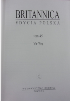 Britannica Edycja Polska Tom 45