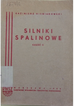 Silniki Spalinowe cz. II