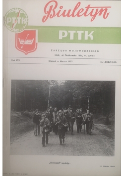 Biuletyn PTTK nr. I - III , rok XXII
