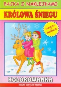 Bajka z naklejkami - Królowa śniegu Literat