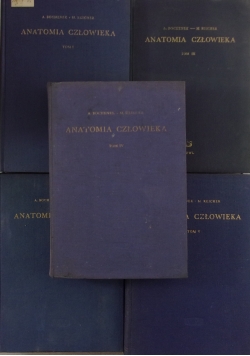 Anatomia człowieka, Tom I, III, IV, V, VI