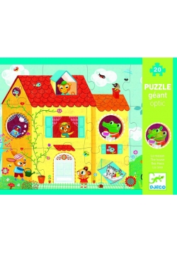 Puzzle gigant optyczne - Dom