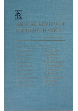 Annual Peview of Fluid Mechanics