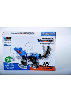 Klocki konstrukcyjne Triceratops 33el