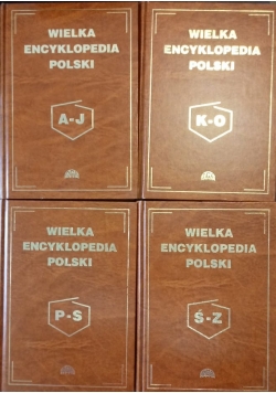 Wielka Encyklopedia Polski, zestaw 4 książek
