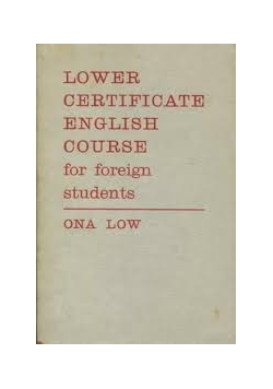 Lower Certificate English Course for foreign students