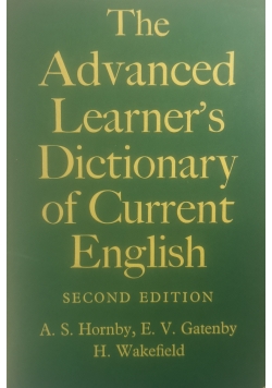 The advanced learner's dictionary of current English