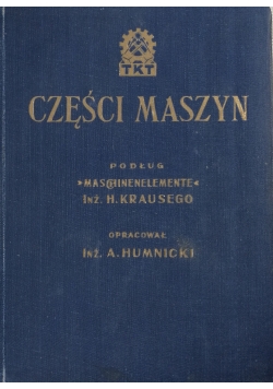 Części maszyn, 1929 r.