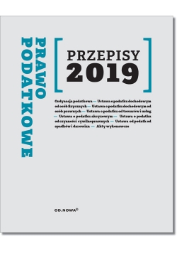 Prawo podatkowe Przepisy 2019