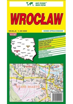 Wrocław 1:20 000 plan miasta PIĘTKA
