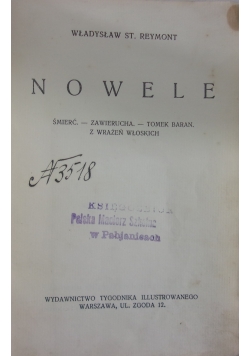 Nowele, tom 10, 1920 r.