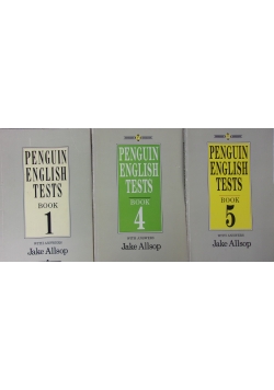 Penguin English tests, zestaw 3 książek