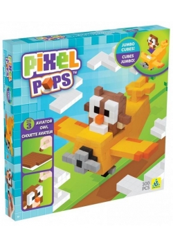 Pikselowe budowle - PixelPops Samolot
