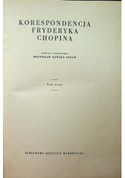 Korespondencja Fryderyka Chopina