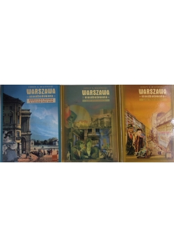 Warszawa nieodbudowana, zestaw 3 książek