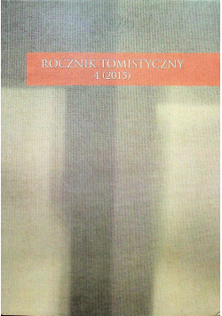 Rocznik Tomistyczny 4  2015