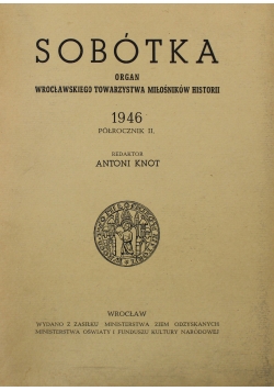 Sobótka 1946 Półrocznik II