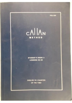 Callan method - Student's book 3: lesson 59-92