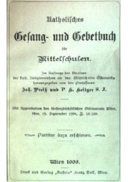 Katolisches Gesang und Gebetbuch