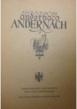 Kurzgefasste Geschichte der Stadt Andernach