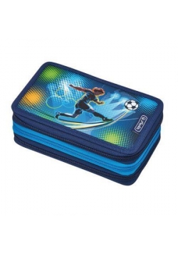 Piórnik 31 części potrójny Soccer